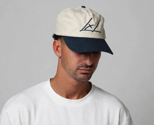 Cream & Navy