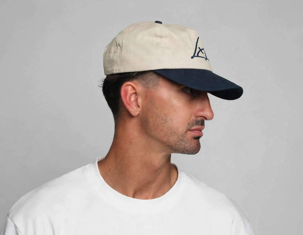 Cream & Navy