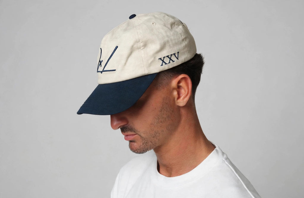 Cream & Navy